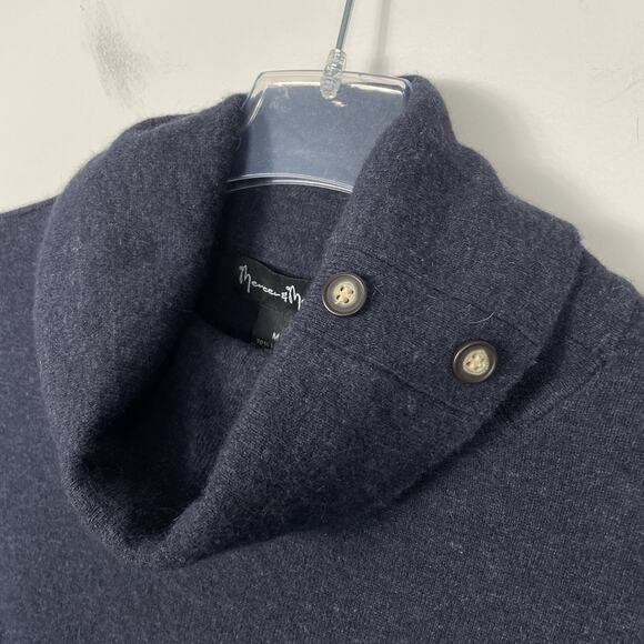 Mercer & Madison Sweater Women's L Navy Lambswool Angora Rabbit Career - Picture 7 of 10